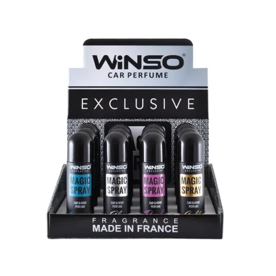 Освіжувач повітря WINSO Magic Spray Exclusive 30 мл, асорті (12 шт/бокс) Ковель