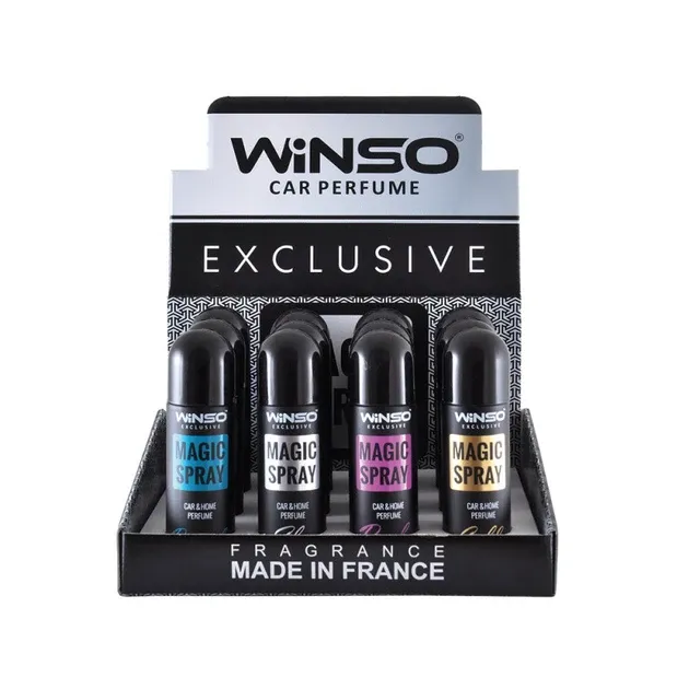 Освіжувач повітря WINSO Magic Spray Exclusive 30 мл, асорті (12 шт/бокс) Ковель - фото 1
