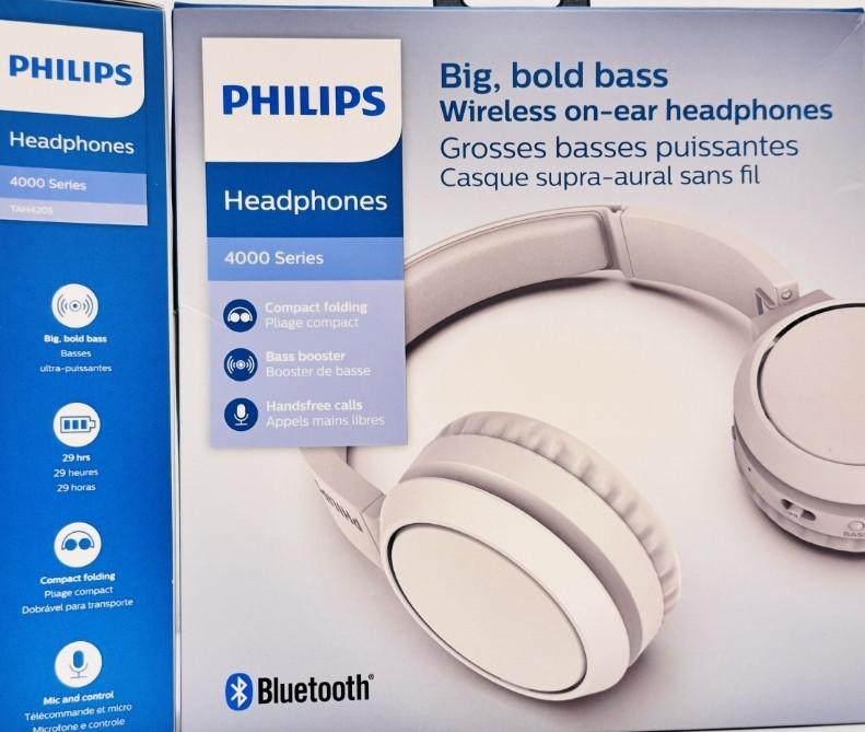 Нові Навушники Philips TAH4205WT Wireless Mic White Київ - фото 1