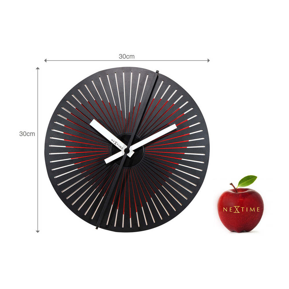 Годинник настінний NeXtime Motion Clock Heart динамічний малюнок (діаметр 30 см) Вінниця - фото 2