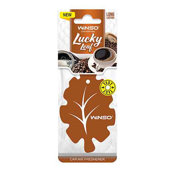 Освежитель воздуха WINSO Lucky Leaf, целлюлозный ароматизатор, Coffee Київ