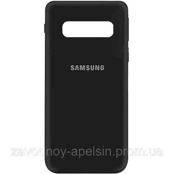 Samsung G973 S10 Чохол накладка Мікрофібра (чорний) Одеса