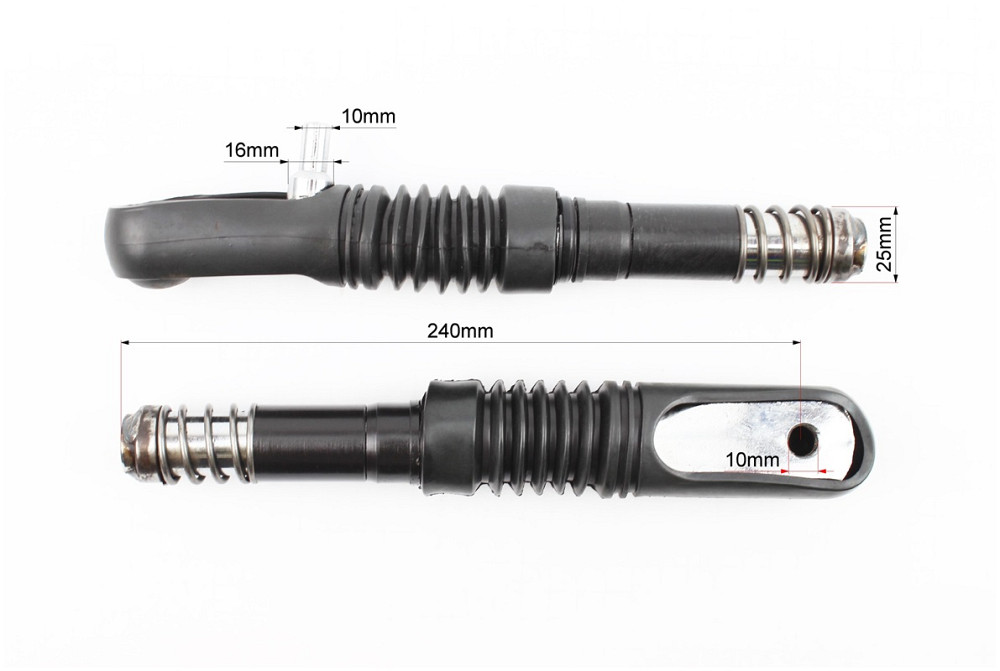 Амортизатор передній к-кт 2шт Yamaha JOG 50, 240мм Київ - фото 2