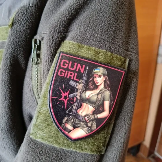 Патч / шеврон Gun girl Запоріжжя