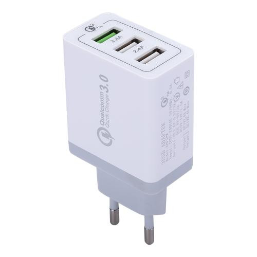Адаптер живлення QC3.0 3*USB 28143 Луцьк - фото 1