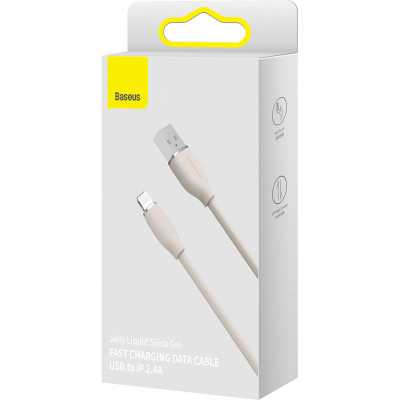 Дата кабель USB 2.0 AM to Lightning 2.0m 2.4A pink Baseus (CAGD000104) Вінниця - фото 5