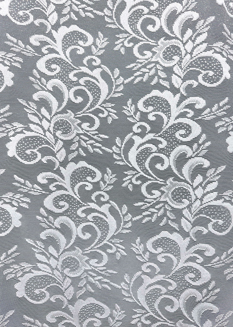 Короткая тюль, высотой 1,2м, жаккард цвет белый 871т Киев - изображение 4