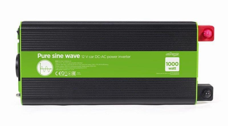 Автомобільний інвертор EnerGenie EG-PWC-PS1000-01 1000W Харків - фото 2