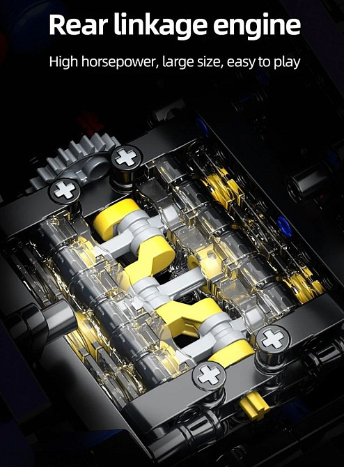 Конструктор Technic Porsche Cyberpunk Лего Технік Порш Кіберпанк 1611 Киев - изображение 4