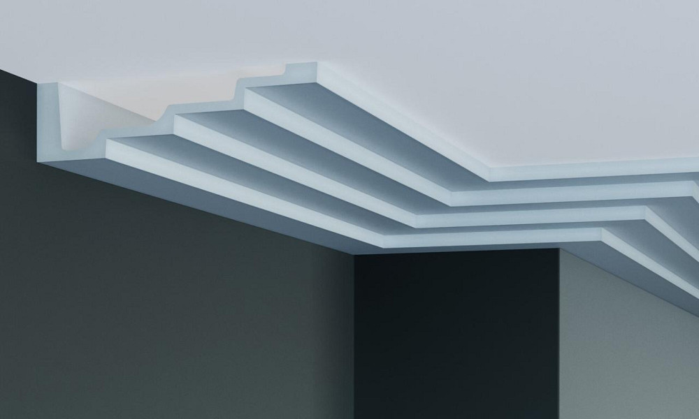 Карниз поліуретановий гладкий Gaudi Decor P 886 Дніпро - фото 3