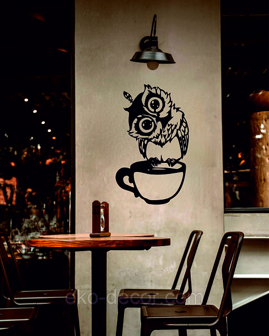 Настінний декор Панно «Сова кухня» Декор на стіну Київ - фото 4