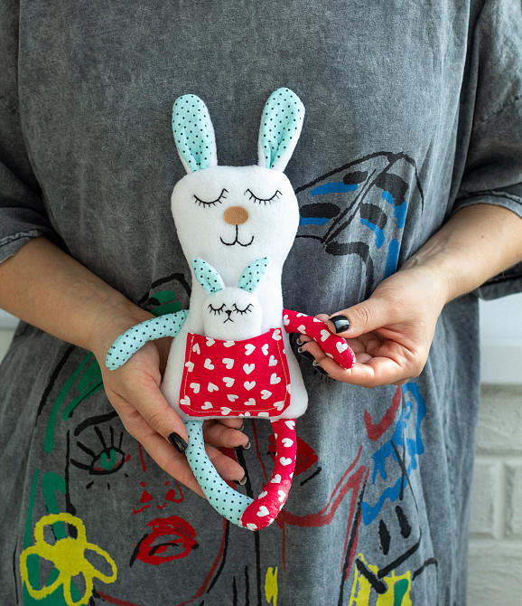 М’яка іграшка сплюшка Зайчик Київ - фото 7