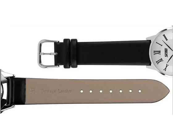 Чоловічий годинник Skmei 9092 Rome (Чорний з чорним циферблатом) Вінниця