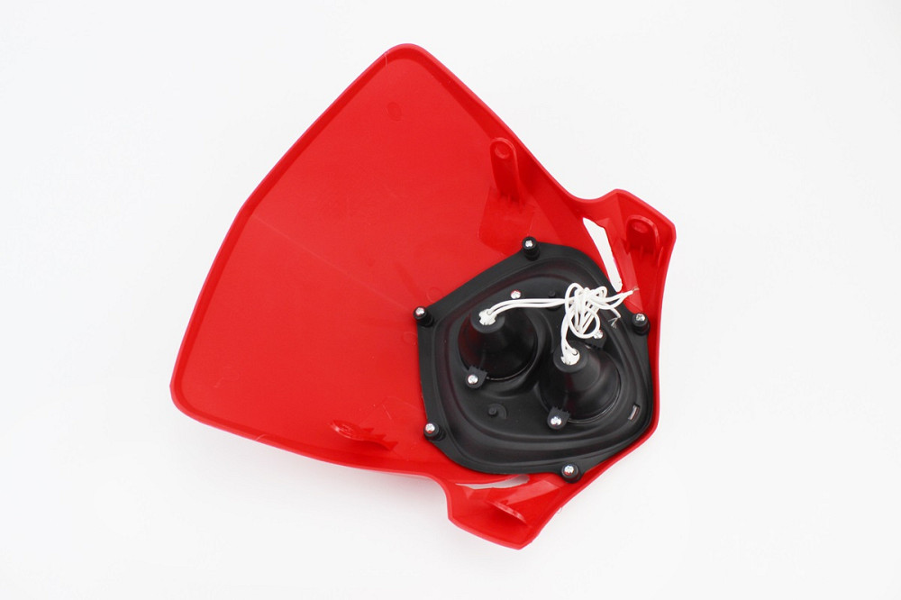 пластик - обтічник + фара, ЧЕРВОНИЙ, тип 6 Киев - изображение 2