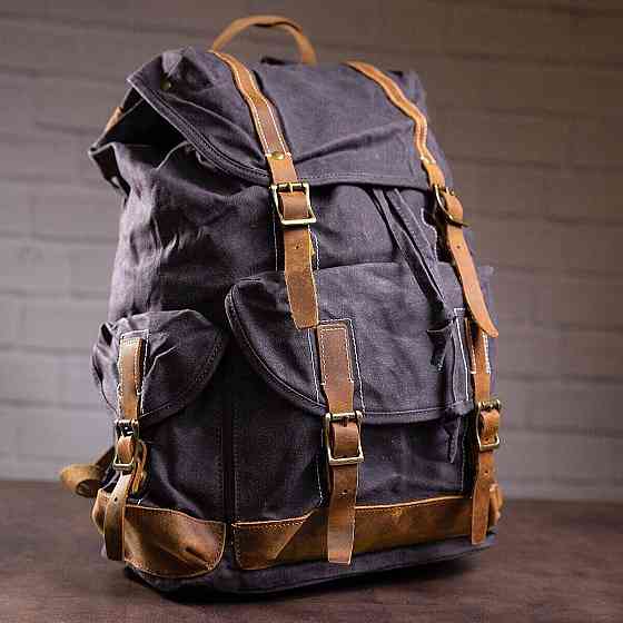 Походный рюкзак canvas Серый (Vintage) Киев