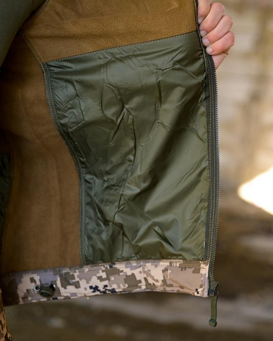 Демисезонный тактический костюм софтшел DEMENTIOZ пиксель  ВТ6841 Одесса - изображение 14