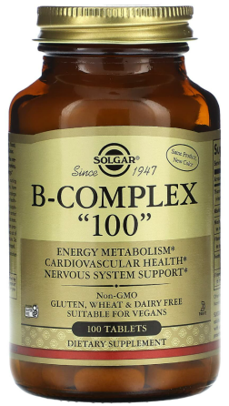Вітаміни В-100 комплекс Solgar  B-Complex 100 100 таблеток Київ