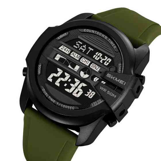 Спортивні годинники чоловічі водонепроникні SKMEI, Годинники армійські оригінал Рибальські AM-34 Івано-Франківськ