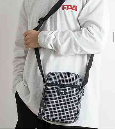Сумка через плечо Stussy 19x16 камуфляж Белый Запоріжжя