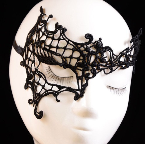 Маскарад маска на очі one size чорний Київ - фото 4