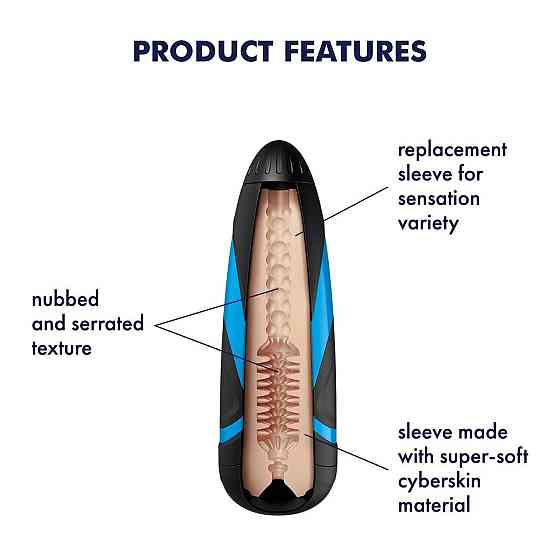 Запасной рукав-вставка для мастурбатора Satisfyer Men TORNADO BLISS Sex Aura Киев