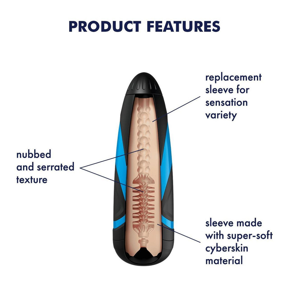 Запасной рукав-вставка для мастурбатора Satisfyer Men TORNADO BLISS Sex Aura Киев - изображение 2