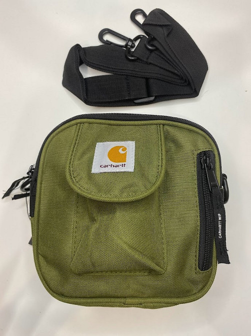 Сумка через плече Carhartt Кархарт 17х17х7 ver.2 зелений Запоріжжя - фото 2