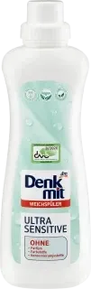 Denkmit Weichspüler Ultra Sensitive 40WL, 1 l Дитячий ополіскувач для одягу ультра чутливий Німеччина Київ