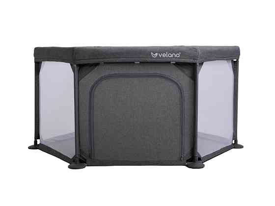 Манеж дитячий шестикутний VELANO Star, grey Київ