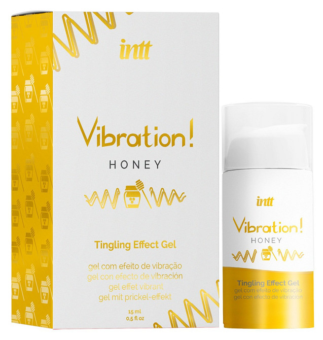 Рідкий вібратор - Intt Vibration! Honey, 15 мл Sex Aura Київ - фото 3