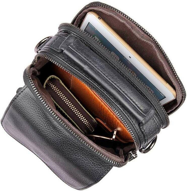 Сумка мужская Vintage 14518 Черная Киев - изображение 1