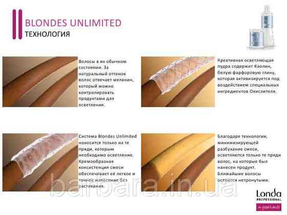 Осветлююча пудра Blondes Unlimited 400 г+ Окислитель 1000 мл (% на выбор) Киев