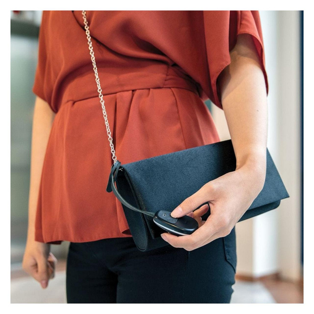 Тревожная кнопка Bobby Cathy Protection Charm черная, личный брелок SOS с громкой сиреной GPS трекер женский Киев - изображение 9