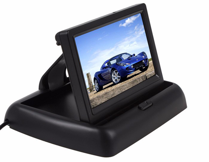 Автомобільний дисплей DS-4M екран 4.3" для камери заднього виду (Чорний) Вінниця - фото 3
