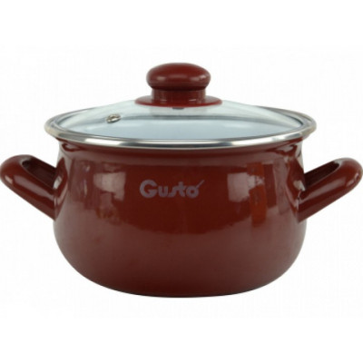 Каструля Gusto GT-T-124-R Red 24 см 5,7 л (96969) Вінниця - фото 1