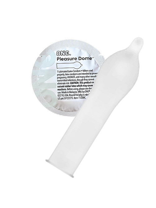 Набор латексных презервативов One Pleasure Dome с расширенной головкой (цена за 5 шт.) Sex Aura Киев - изображение 3