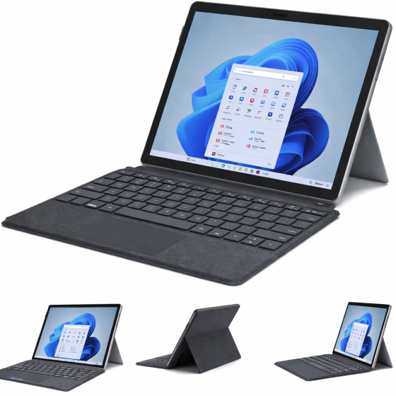 Магнитная клавиатура BT с RGB-подсветкой и трекпадом для планшетов Surface Pro 8/9/X/10/11, для профессионального офиса Киев