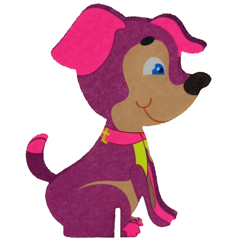 Фетрова сувенірна фігурка на підставці "Цуценя" 180212 Вінниця - фото 1