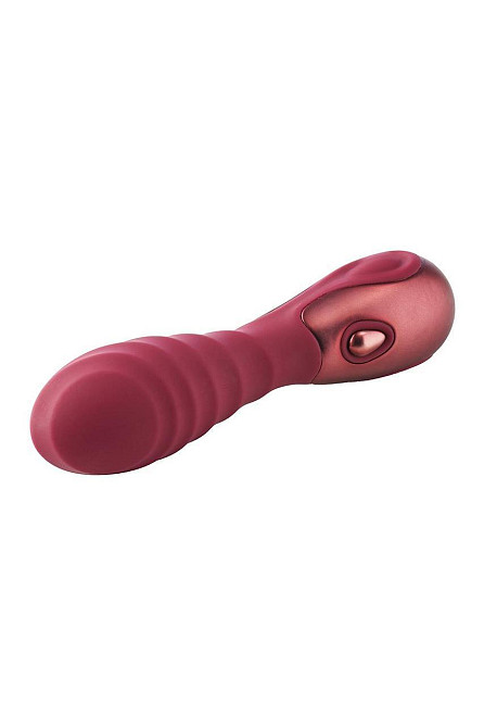 Мини вибратор рельефный Dream Toys Dinky Mini Vibrator Jody F бордовый, 12 см х 3.2 см Sex Aura Киев - изображение 2