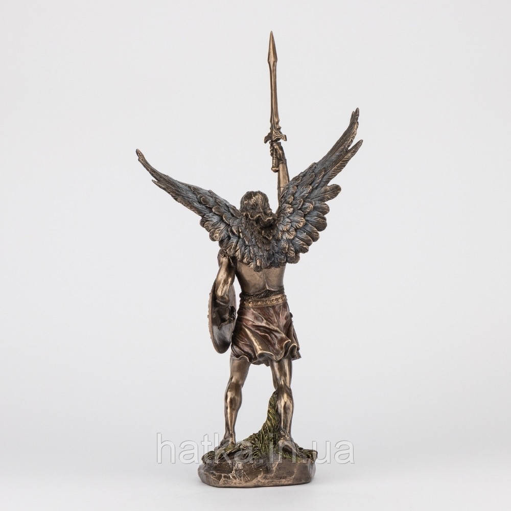 Статуэтка Veronese Архангел Михаил 44х15 см  полистоун с бронзовым покрытием 75889A4 Киев - изображение 2