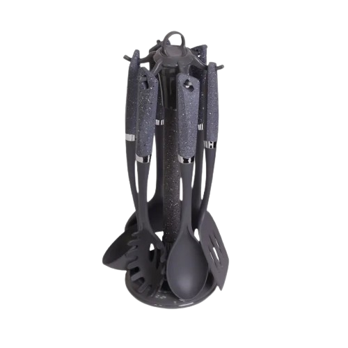 Набір кухонного приладдя 7 предметів:(6шт + підставка) нейлон 5030B KAMILLE Житомир - изображение 1