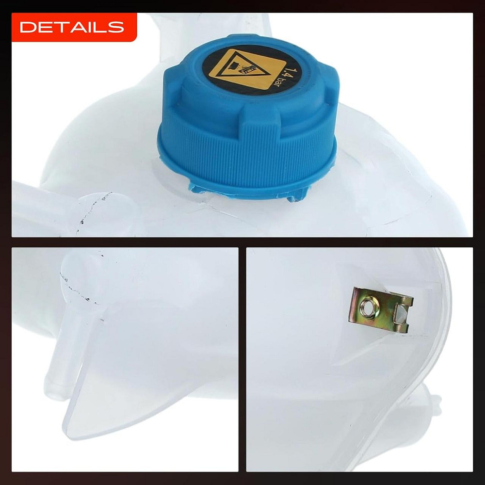 Бачок розширювальний Frankberg 1358583080 чорний з кришкою для Boxer/Ducato/Jumper 2.0L-3.0L 2006-2021, бачок охолоджуючої рідини, Київ - фото 5