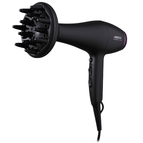 Фен для волосся 1850-2200W (2 швидкості/3 темпер.режими/дифузор) чорний HD-Y222PRO Violet PRO Ardesto Житомир - изображение 3