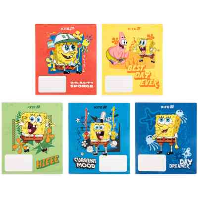 Зошит Kite SpongeBob SquarePants, 18 аркушів, клітинка (SB25-236) Вінниця