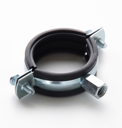 Хомут трубний 39-46мм 1 1/4" з комбінованою гайкою M8/M10 APRO Житомир - фото 1