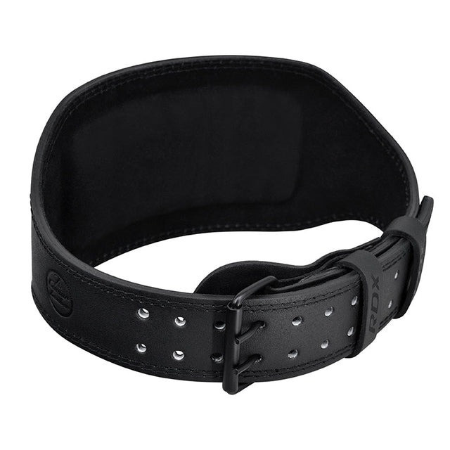 Пояс для важкої атлетики RDX 6 шкіряний Full Black XL Каменское - изображение 3