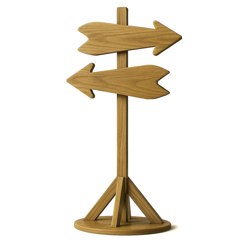 Підлогова стрілка-покажчик "Хелмут" сієна Миколаїв - фото 1