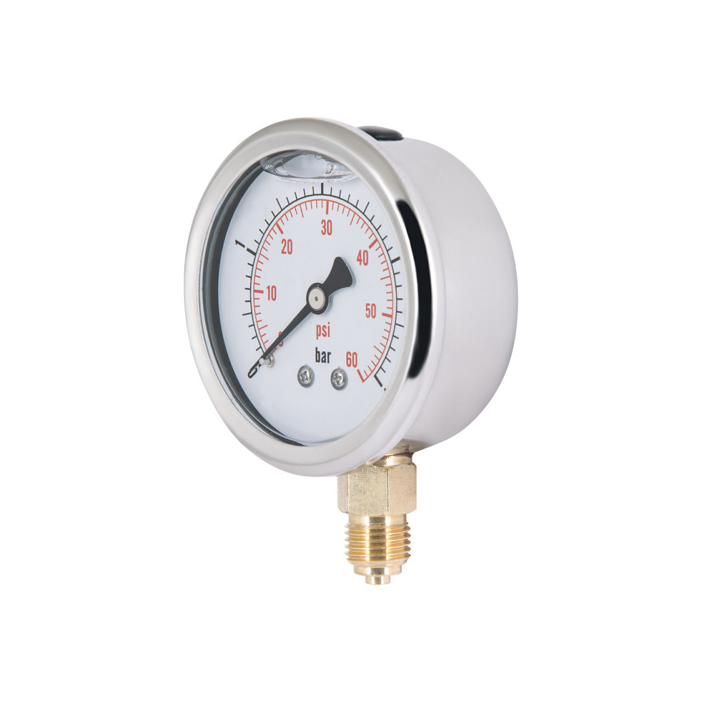 Манометр із гліцерином Thermo Alliance Forte 4 бари, 1/4"Н, нижнє під'єднання TAF170G4B Київ - фото 9