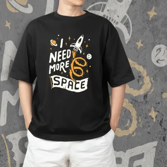 Футболка для подростка мальчика с принтом I need more 140pace Размер 160 Anime10130 Днепр