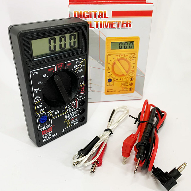 Мультиметр с высоким диапазоном измерений HAOYUE DT830C, Универсальный высокоточный мультиметр QL-95 Львов - изображение 2